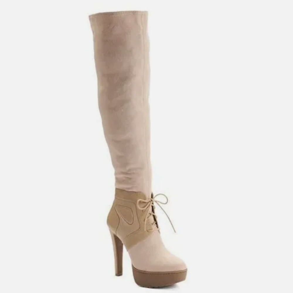 NWOT. Jennifer Lopez Vivah Collection Over the knee Boots. Size 7.